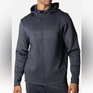 Spyder Men's Charcoal Hooded Jacket Large